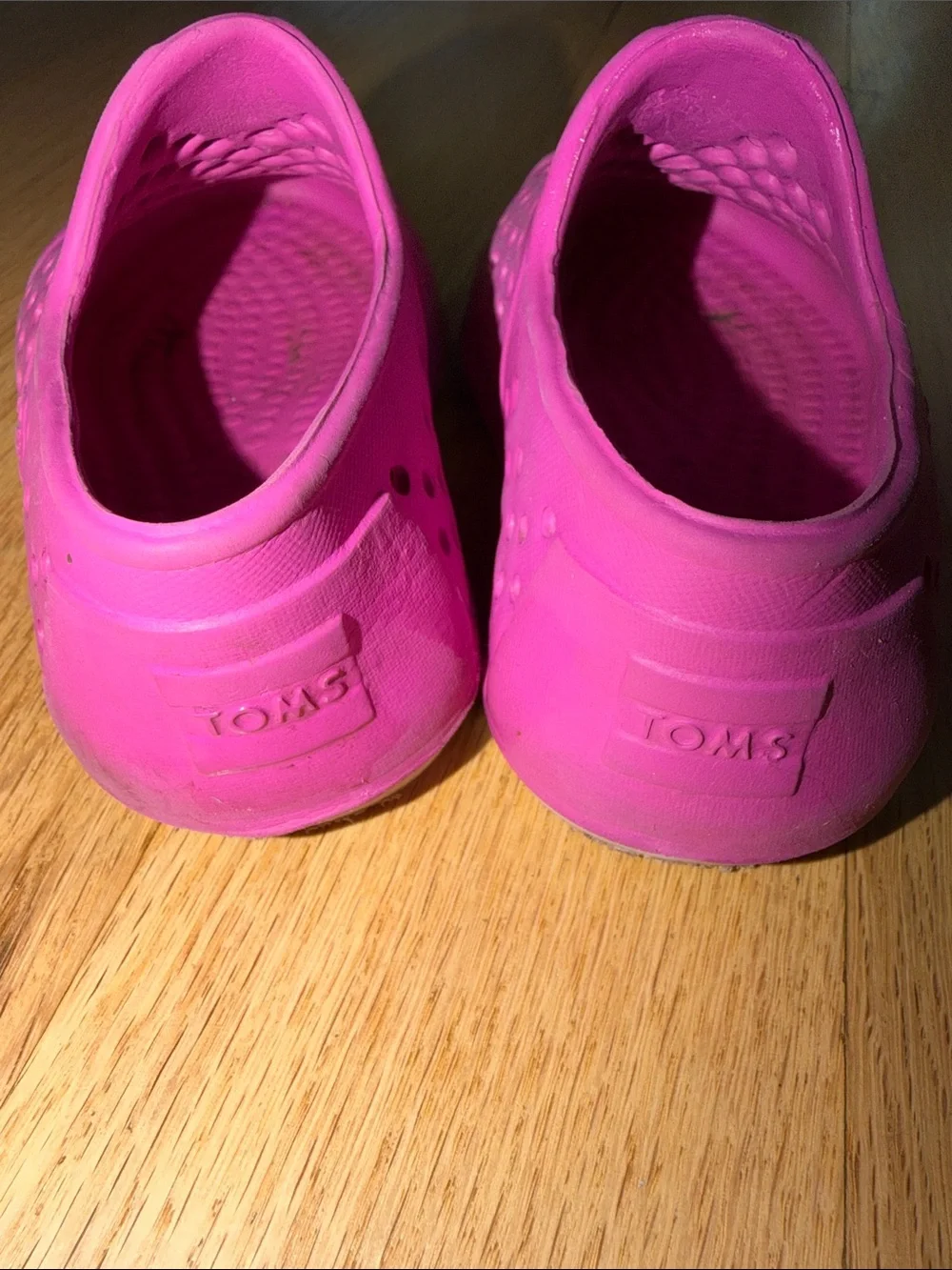 Toms Kids Pink Slip-On Water Shoes